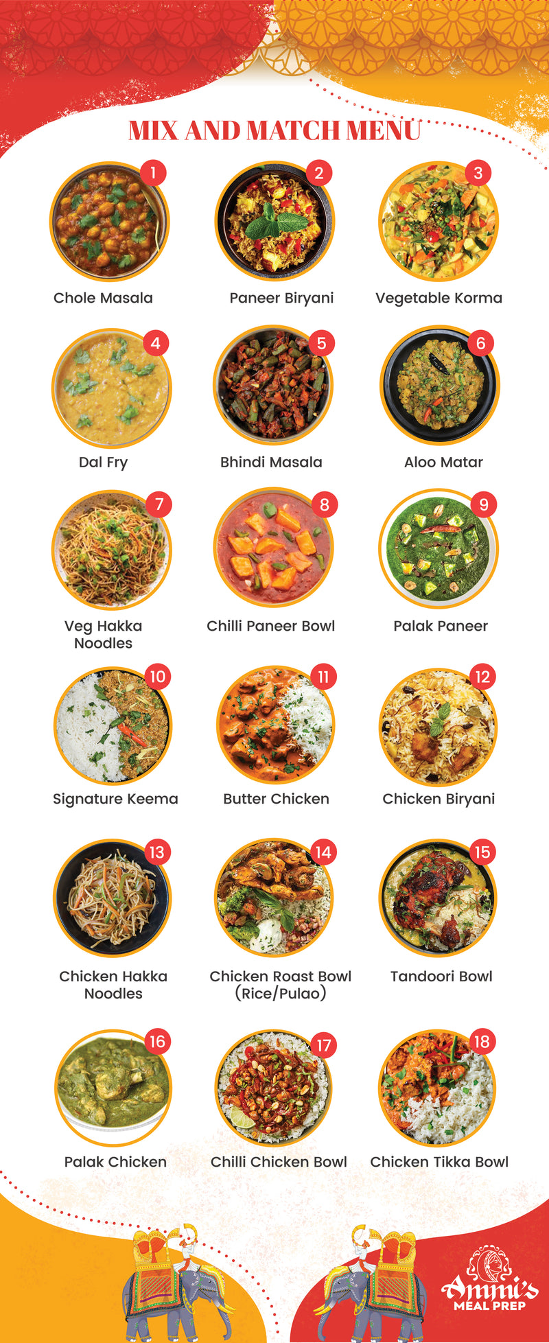 MIX & MATCH 6 MEALS PLAN