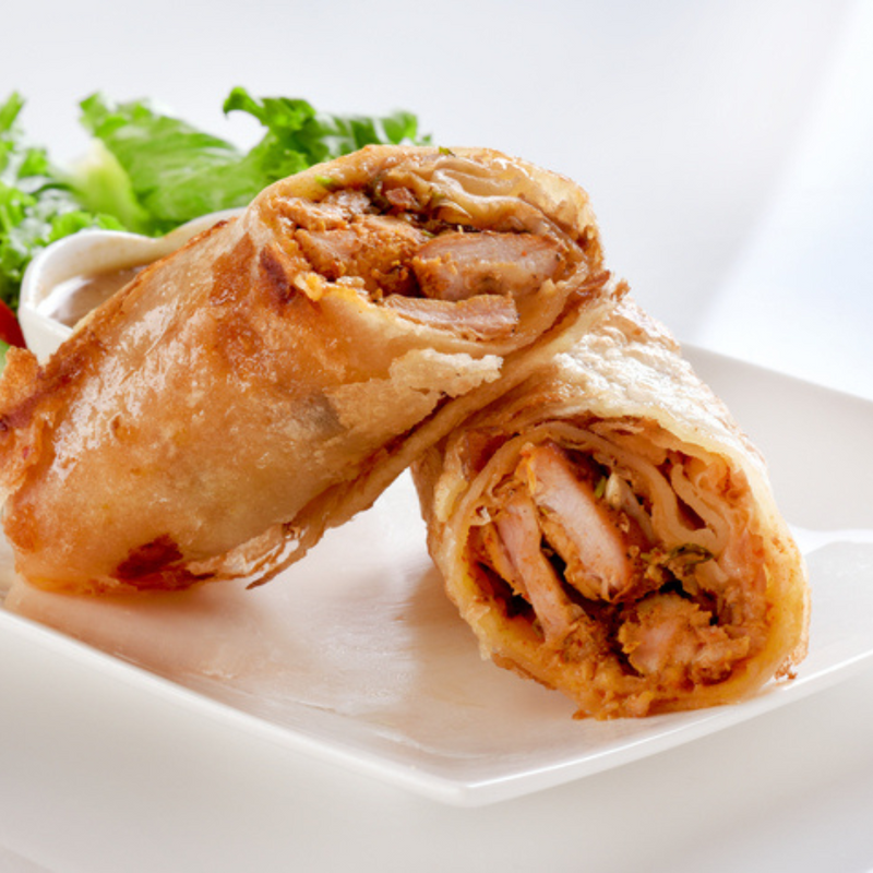 Paratha Roll  with Chicken Tikka